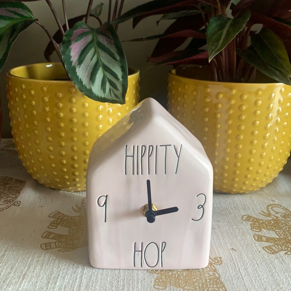 Rae Dunn hippity hop clock